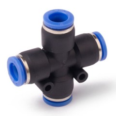 Фитинги соединительные для пневмотрубки крестовые PZA Фитинги соединительные для пневмотрубки крестовые PZA